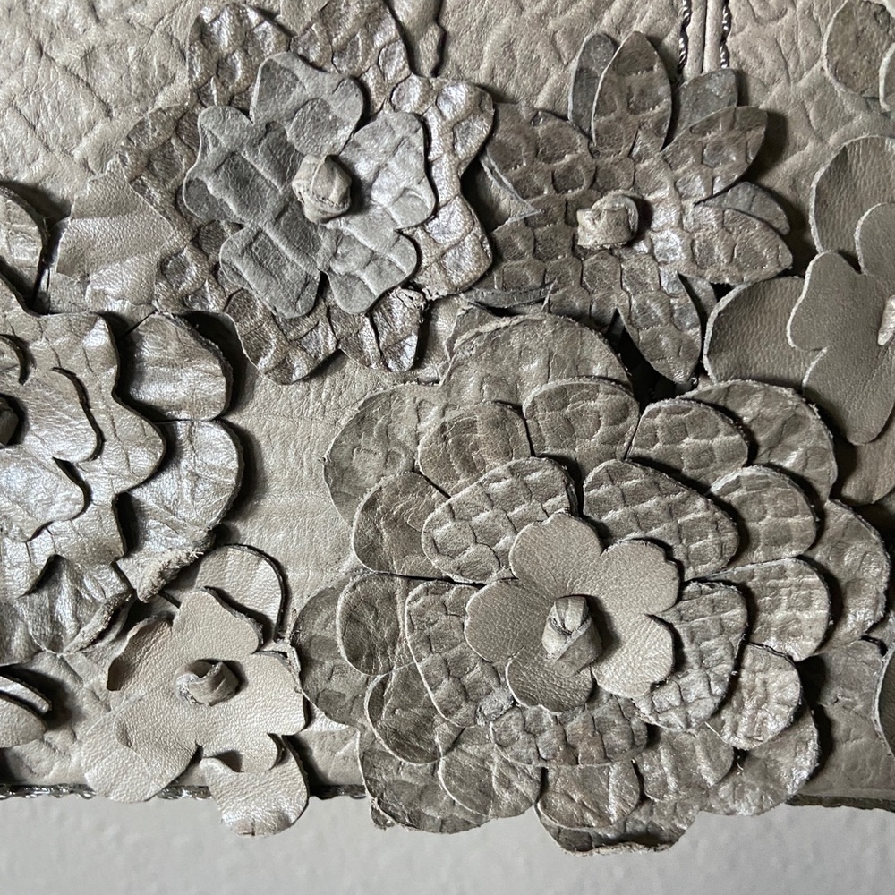 FRYE Melissa Floral Croc Embossed Leather Tote - Picture 9 of 10